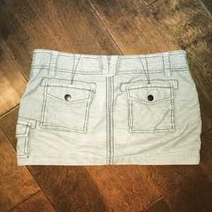 Corduroy Cargo Mini Skirt 60% OFF ORIGINAL PRICE